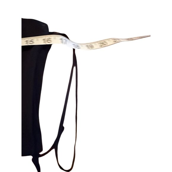 Eliza J Maxi Dress Women 12 Jersey Navy Red Geometric Flowy A-Line No SASH - Picture 8 of 9